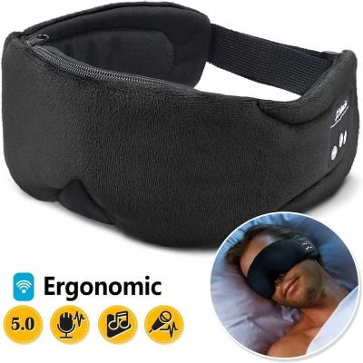 China Comfortable Earphone Bluetooth Speakers Mask Nose Bulkhead To Block Indentations Bluetooth Eye Mask Sleep Headphones for sale