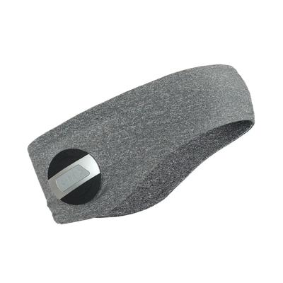 China 100% Wide Knitted Elastic Fleece Wireless Speaker Sports Headband for sale