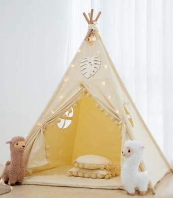 China China Factory Waterproof Kids Play House Indian Canvas Teepee Tent for sale