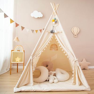 China Waterproof Baby Teepee Playing Kids Room Tent Canvas Kids Teepee Tent Kids Indoor Tent for sale