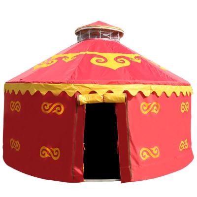 China Diagonal Tying Type Dome Outdoor Party Tent Large Heat And Rain Cover Luxury Mongolian Yurt Ger Tents for sale