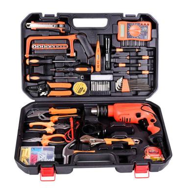 China Custom Machine Tool DIY Tool Kit 36pcs 116pcs 128pcs 13mm Impact Drill Set Electric Screwdriver Machine Tools Sets With Your Logo 51*43*34.5cm for sale