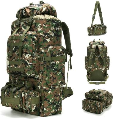 China Outdoor Activities 90L Custom Waterproof Sports Travel Outdoor Camping Hiking Tactical Backpack for sale