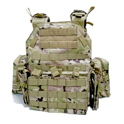 China Personal Safety LOOPOD 1050D nylon durable multifunction molle tactical plate carrier paintball vest in stock for sale