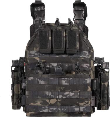 China Comfortable 1000D Nylon Nij Chalecos Tactico Combat Vest Plate Carrier Vest outdoor Tactical Vest for sale