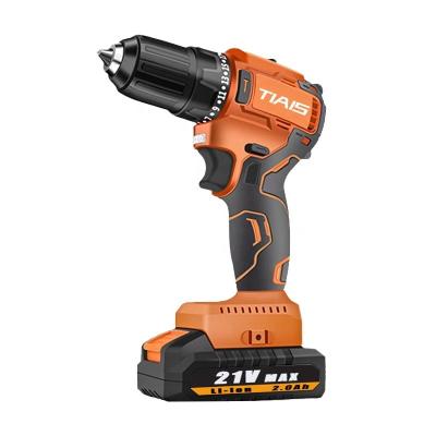 China TIAIS High Torque Cordless Brushless Drill High Impact Drill T8023 Multifunctional High Quality Industrial Drill Machine Tools for sale