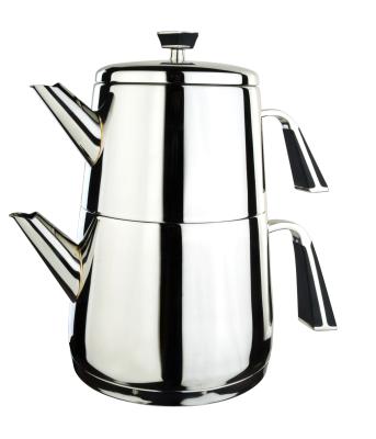 China 2020 Sustainable Home Use S/S304 Double Stainless Steel Tea Water Kettle Teapot for sale