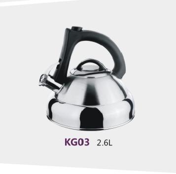 China Large Handle Teapot Sustainable Coffee Pot Stainless Steel Whistling Kettle for sale