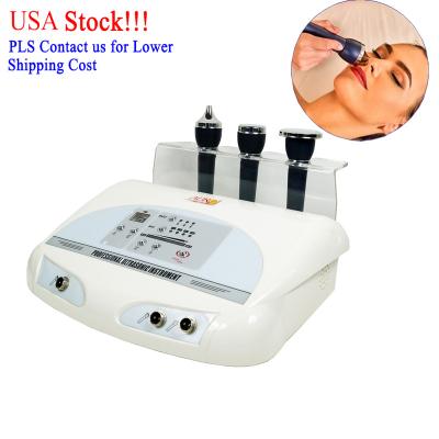 China Portable Face Lift AU-8205 Body Face Lift Massage 3 Handles Ultrasonic Sound Wave Therapy Beauty Machine for sale