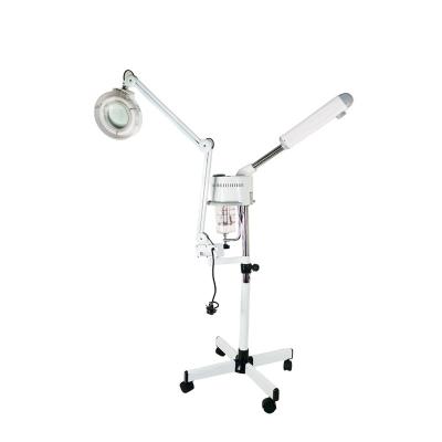 China Commercial AU-900E Multifunction 2 in 1 Vapozone Facial Steamer Facial Steamer with Magnifying Lamp for sale