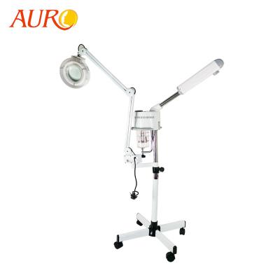 China AU-900E DEEP CLEANSING 2 in 1 Hot Spray Moisturizer Professional Facial Steamer with Magnifying Lamp for sale