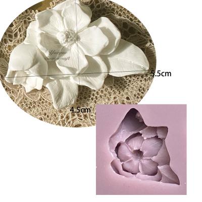 China Stocked Flower Silicone Mold Fondant Mold Cake Decorating Tool Chocolate Gumpaste Sugarcraft Kitchen Accessories for sale