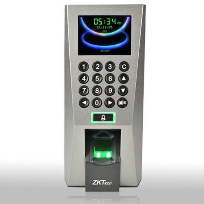 China Waterproof/Waterproof RFID Keypad ZK F18 Fingerprint Time Attendance Standalone Standalone Biometric Access Control With Free Software for sale