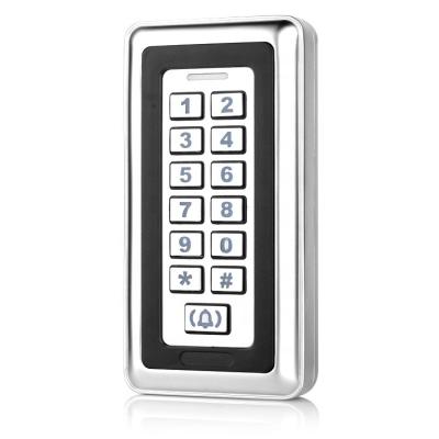 China Standalone Waterproof Metal Keypad 125KHZ EM RFID Card Access Control Reader IP68 Waterproof/Waterproof Outdoor Security for sale