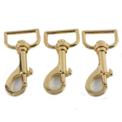 China Zinc Alloy Metal Style Lobster Swivel Dog Snap Hook Side Spring Instant Release Trigger Clip for sale