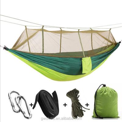 China New Modern Portable Nylon Hammock Camping Hammock With Mosquito Net for sale