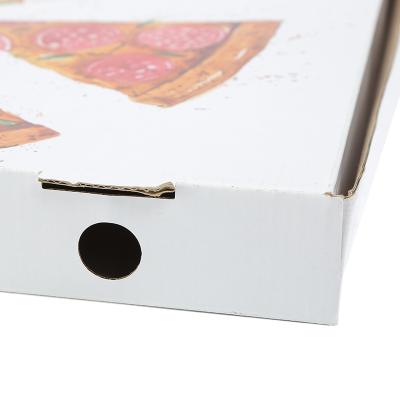 China Wholesale Recyclable Recycle Customized To Make Up Printed Food Packaging Pizza Box for sale