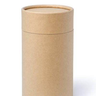 China Recyclable Cylindrical Iron Cover Paper Tube Cans Recycled Paper Tube For Food And Drug Packaging for sale