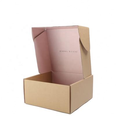 China Recyclable Wholesale Custom Logo Printed Corrugated Packaging Boxes Shoe Box And Box For Dress for sale