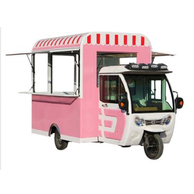 China Easy Mobile Multifunctional Cart Mobile Multifunctional Beer Truck Truck Food Tank Truck Coffee Milk Ice Cream Trunks Car For Making Fast Food for sale