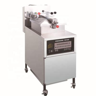 China Automatic Chicken Fryer Oil Pressure Hotels Filter Commercial Vertical Electric Fryer 25l for sale