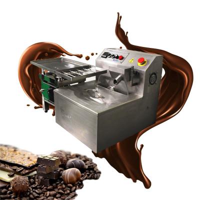 China Commercial Catering With Covered Shell Coating Machine Chocolate Enrobing Machine Cooling Tunnel Nuts Line Chocolate Tempering Machine for sale