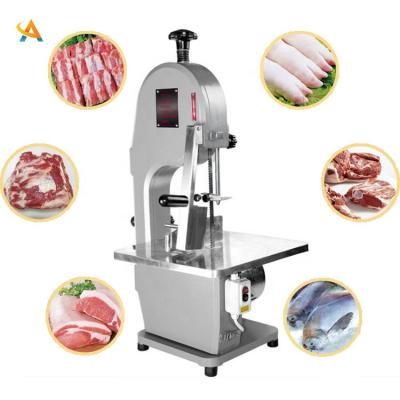 China Durable Electric Commercial Frozen Band Fish Meat Bone Saw Industrial Cutting Machine for sale