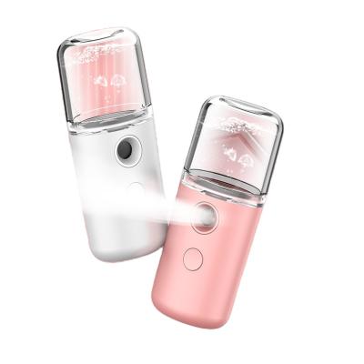 China 2021 Outdoor Rechargeable Facial Beauty Moisturizer Face Steamer Nano Usb Facial Mist Sprayer for sale