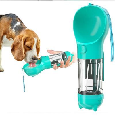 China Sustainable Eco - Friendly Plastic Automatic Feeder Dogs Water Feeder Pet With Food Box for sale