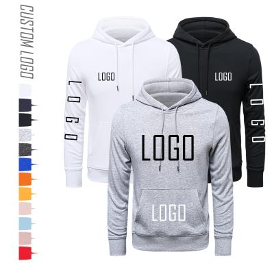 China Wholesale Custom Heavy Men's Anti-Shrink Hooded Hoodies Hooded Cotton Sweatshirt Crewneck Sports Sweater for sale