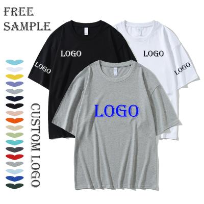 China 2022 Summer Viable Wholesale New Design Luxury Quality Cotton T-Shirt Oversized Loose Fit Round Neck Cheap Custom Mens T Shirts for sale