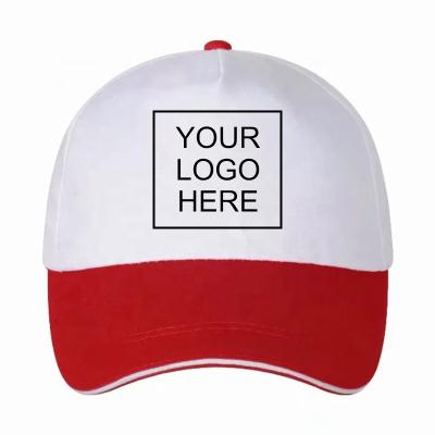 China COMMON Customized Color-blocking Hat Embroidered Clean Text Word-Hat Multicolor Embroidered Neutral Or Logo 7 Color 5 Petal Adjustable for sale