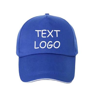 China Common Good Quality Sports Baseball 5 Panel Cotton Base Mens 100% Embroidery Printing Custom Hats for sale