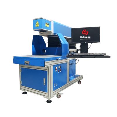 China Water Cooled Dynamic Focusing 3D Glass Tube CO2 Laser Marker Machine 100W, 150W, 250W, 300W for Wood Paper Clothes for sale