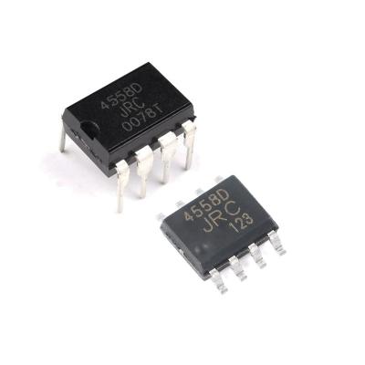 China Integrated Circuit JRC4558 JRC4558D NJM4558D IC OPAMP GP SOP8 DIP8 for sale