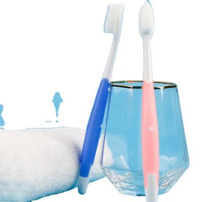 China Cleaning Teeth Adult Toothbrush #203 Natural Soft OEM Nylon Color Handle Feature Material Origin Type Age Certificate for sale