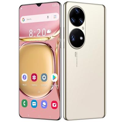 China 7.1inch P50 fingerprint pro smartphone 4g 5g unlock andr unlocked online works using mobile used smart phone bone china royal dinner for sale