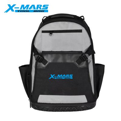 China Big capacity ; Portable X-Trouble Customized Professional Heavy Duty Storage Tool Backpack Tool Bag with Rubber Base for Headphone and Cable Tools for sale