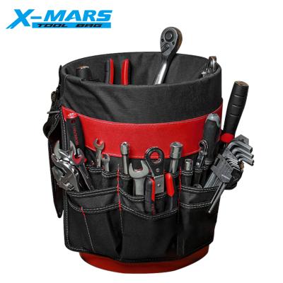 China Big capacity ; Portable X-Turl Amazon Cheap Custom 600D Polyester 5 Gallon Bucket Tool Organizer Tool Bag for sale