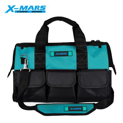 China Big capacity ; Portable X-Trouble 18 Inch Multi-Pocket Tool Organizer Bag Close Top Wide Mouth Storage Tool Bag With Adjustable Shoulder Strap for sale