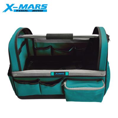 China Big capacity ; Portable X-Marl Heavy Duty With Hard Base And Shoulder Detailing Tool Bags Electrician Polyester Tools Belt For Holding for sale