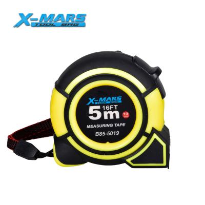 China Self-lock; Handbrake X-Trouble Steel Measuring Tape 18289 with New ABS Plastic Case for Convenient Metric and Imperial Measuring Support Tape Measure for sale