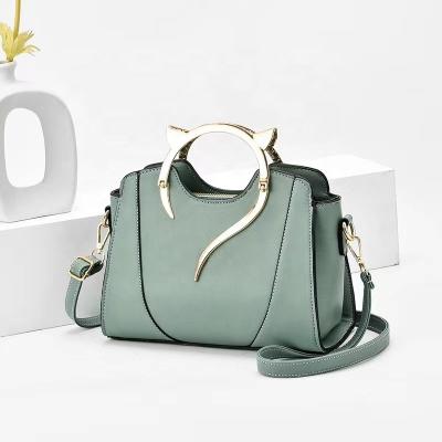 China Luxury Waterproof PU Leather Handbags Ladies Cat Shape Handle Shoulder Bags Girls Cross - Body Bags Toss Bags Fashion Large Capacity Packing for sale