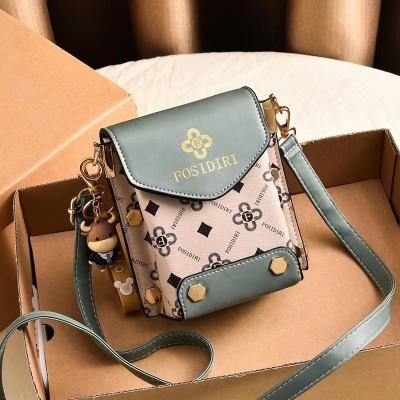 China Luxury Leather Handbags Tote Bag Shoulder Crossbody Messenger Women PU Leather Purse Print Fashion Mobile Phone Bag for sale