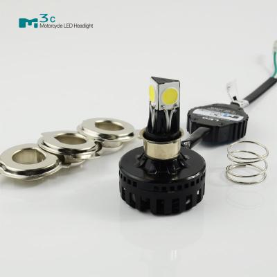 Cina 3pcs 3000K/6000K certificazione del CE ROHS della lampadina H4 del faro del motociclo LED in vendita