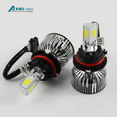 China H1 H3 9007 Universal LED Headlight Kit 6000k Daytime White / 3000k Yellow for sale