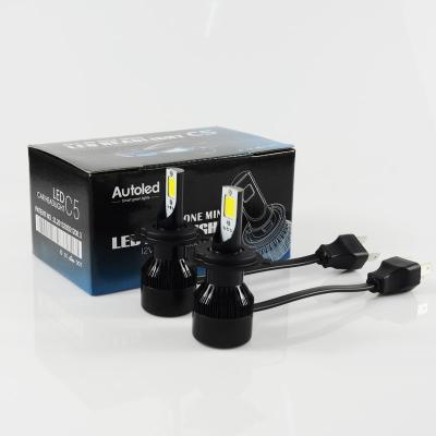 Chine Phares puissants de 25 watts pour la voiture, ampoules des véhicules à moteur H4 de phare de LED à vendre