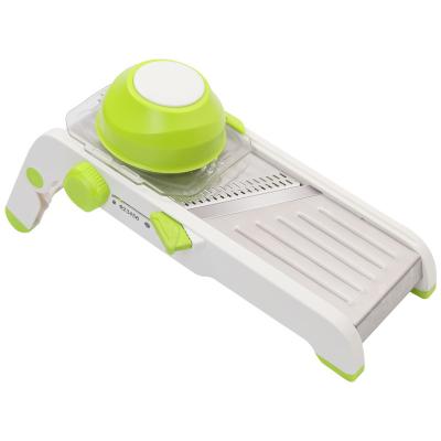 China Viable Kitchen Adjustable Blades Manual Stainless Steel Mandoline Vegetable Slicer for sale