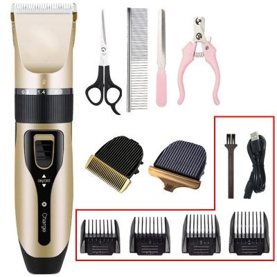 China Viable Professional Waterproof Hair Clippers For Dogs Pet Hair Clippers Electric Hair Cutting Razor for sale