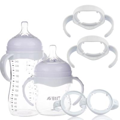 China BPA Free Newborn Baby Milk Bottle Handle Bottle Grip Silicon Bottle Feeding Accessories for sale